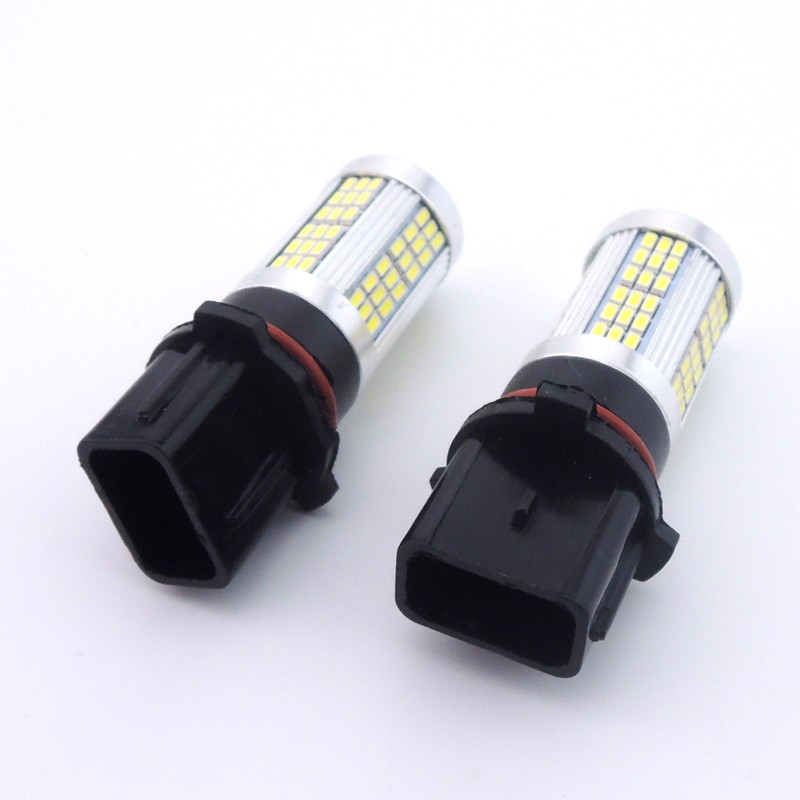 2 Xenon White 102-SMD P13W 12277 LED Bulbs for Mazda CX-5 Daytime Running Lights