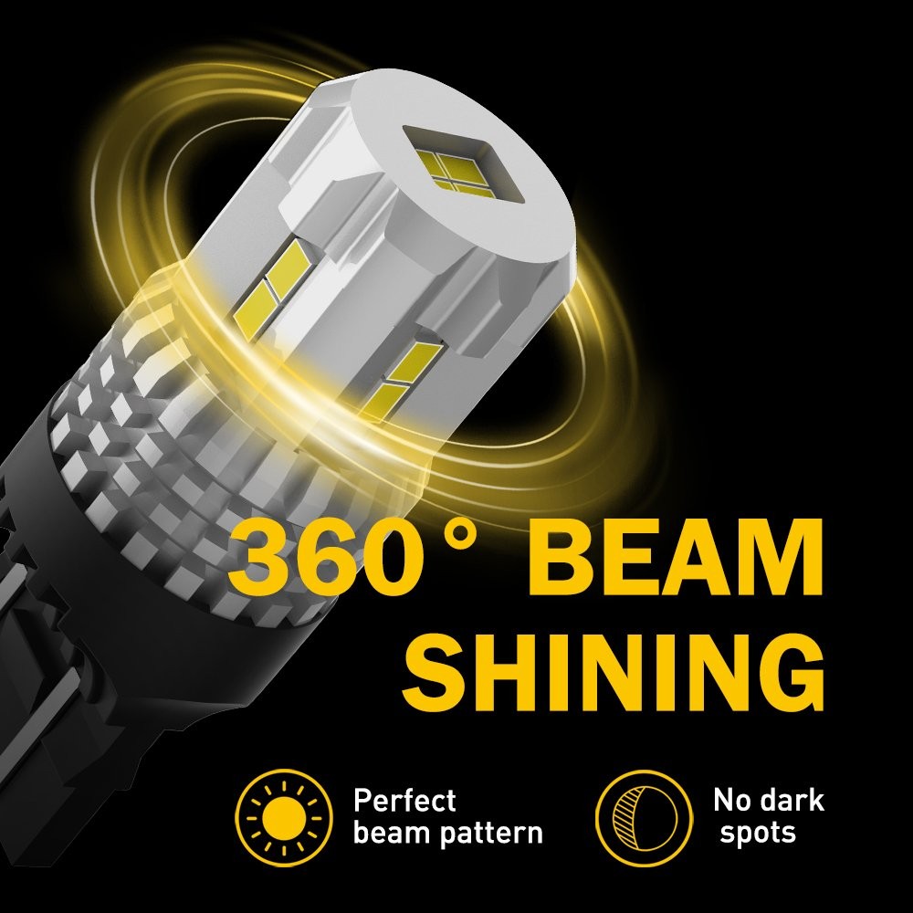 AUXITO 7443 7440 LED White Reverse Light Daytime Running light Backup Bulb EXC