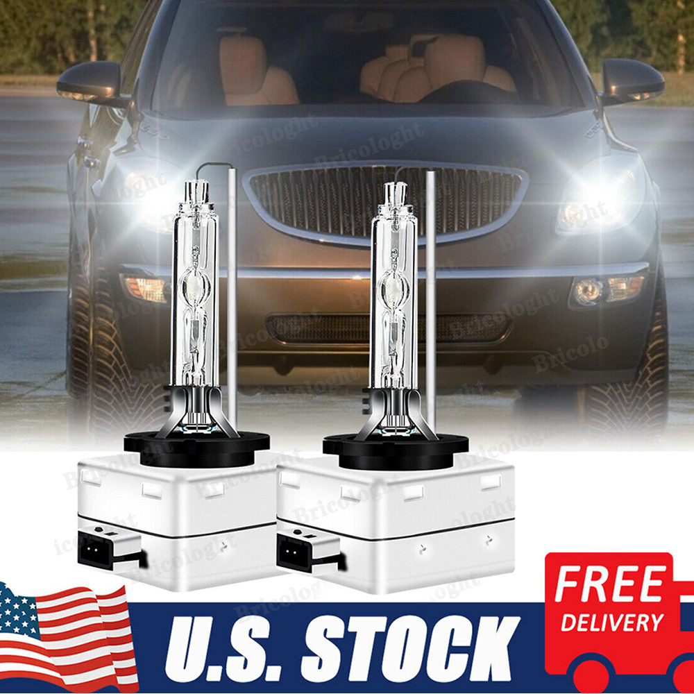 For Buick Enclave 2008-2012 2X D1S Hid Headlight High&low Beam 6500K Bulbs A