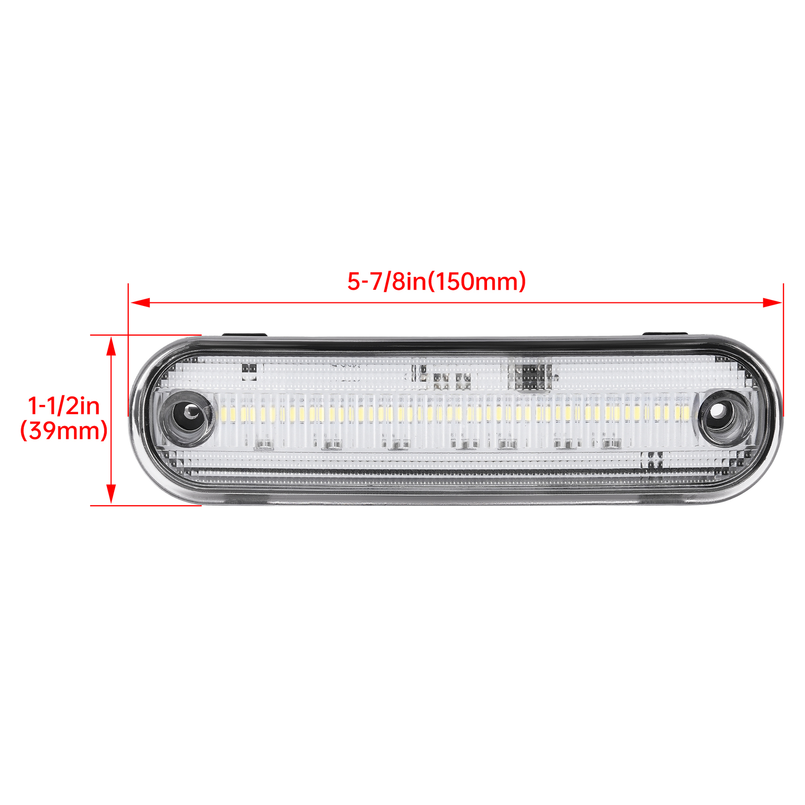 Clear Front + Rear LED Side Marker Light For Mazda Miata MX-5 1990-2005 4PCS NEW