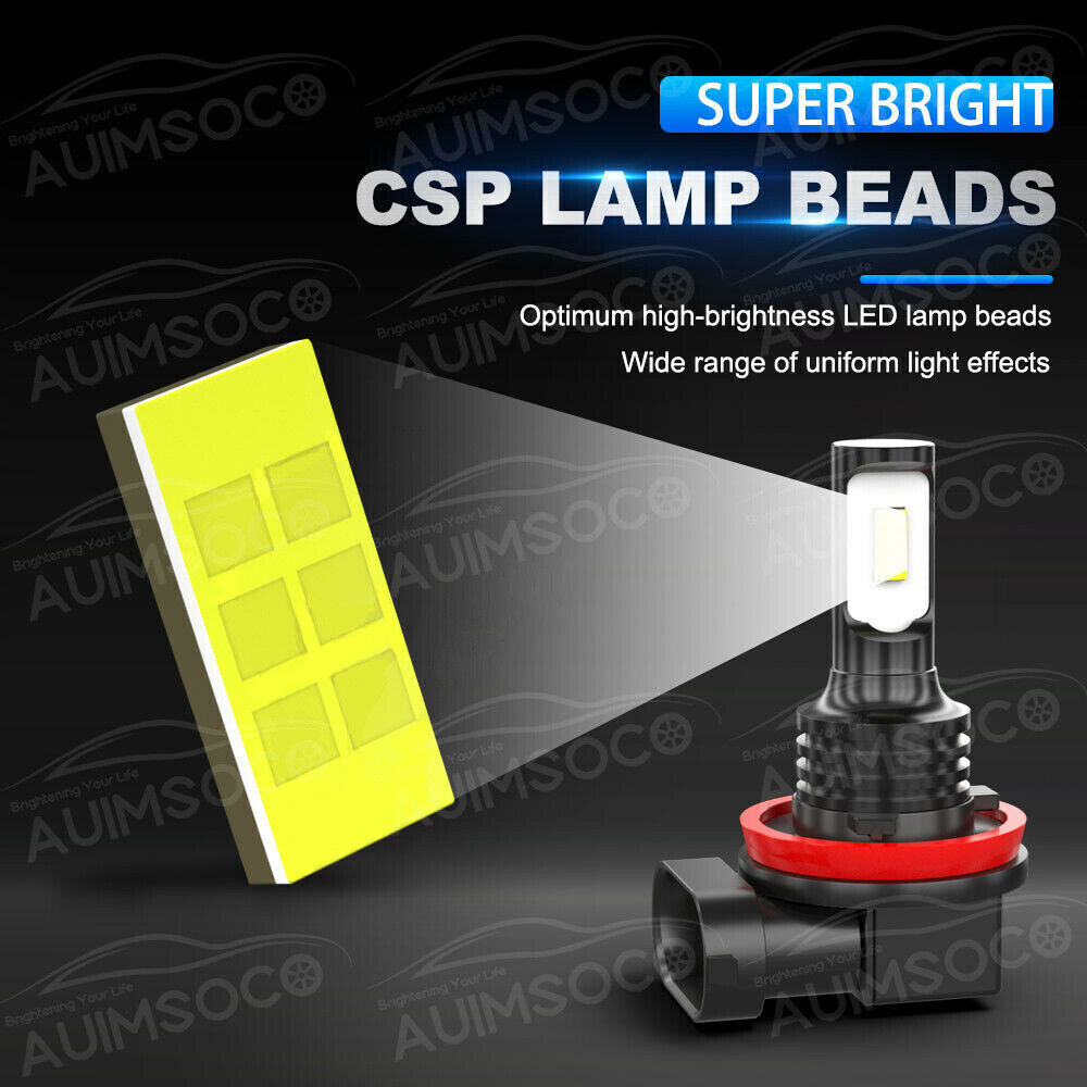 For Jeep Compass 2014-2020 – 6PC 6000K Combo LED Headlight + Fog Light Bulbs Kit