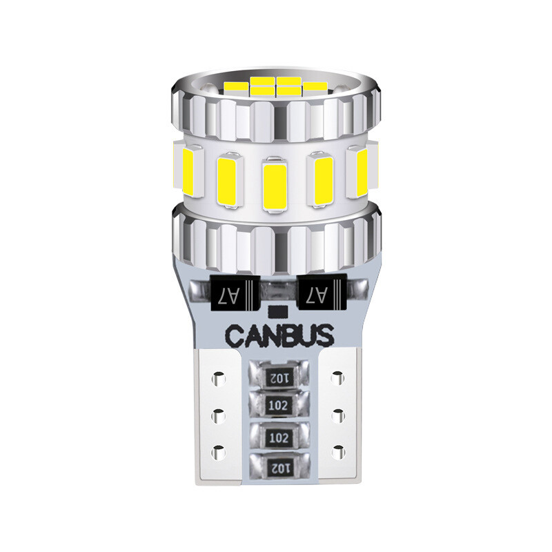 100pcs 194 LED Light Bulb 6000K White 168 2825 W5W T10 Wedge 18-SMD Car Dome Map