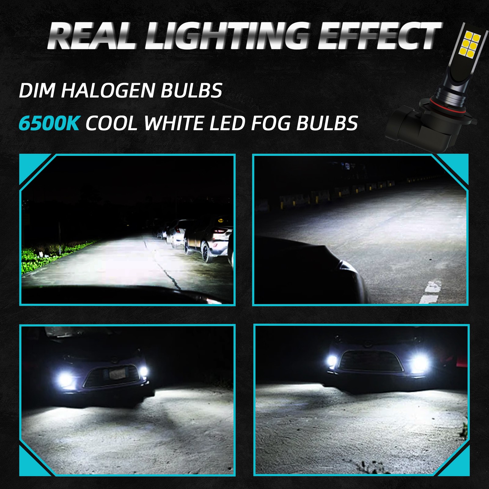 6x LED Headlight 9005/HB3 H11 & FogLight Bulbs 9006 For Dodge RAM 2500 2013-2018