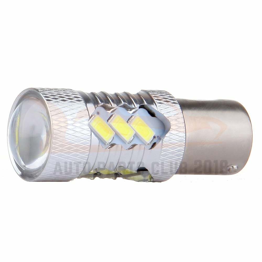 1156 7506 5008 LED 16 SMD Parking Light Completely White Light Bulbs USA