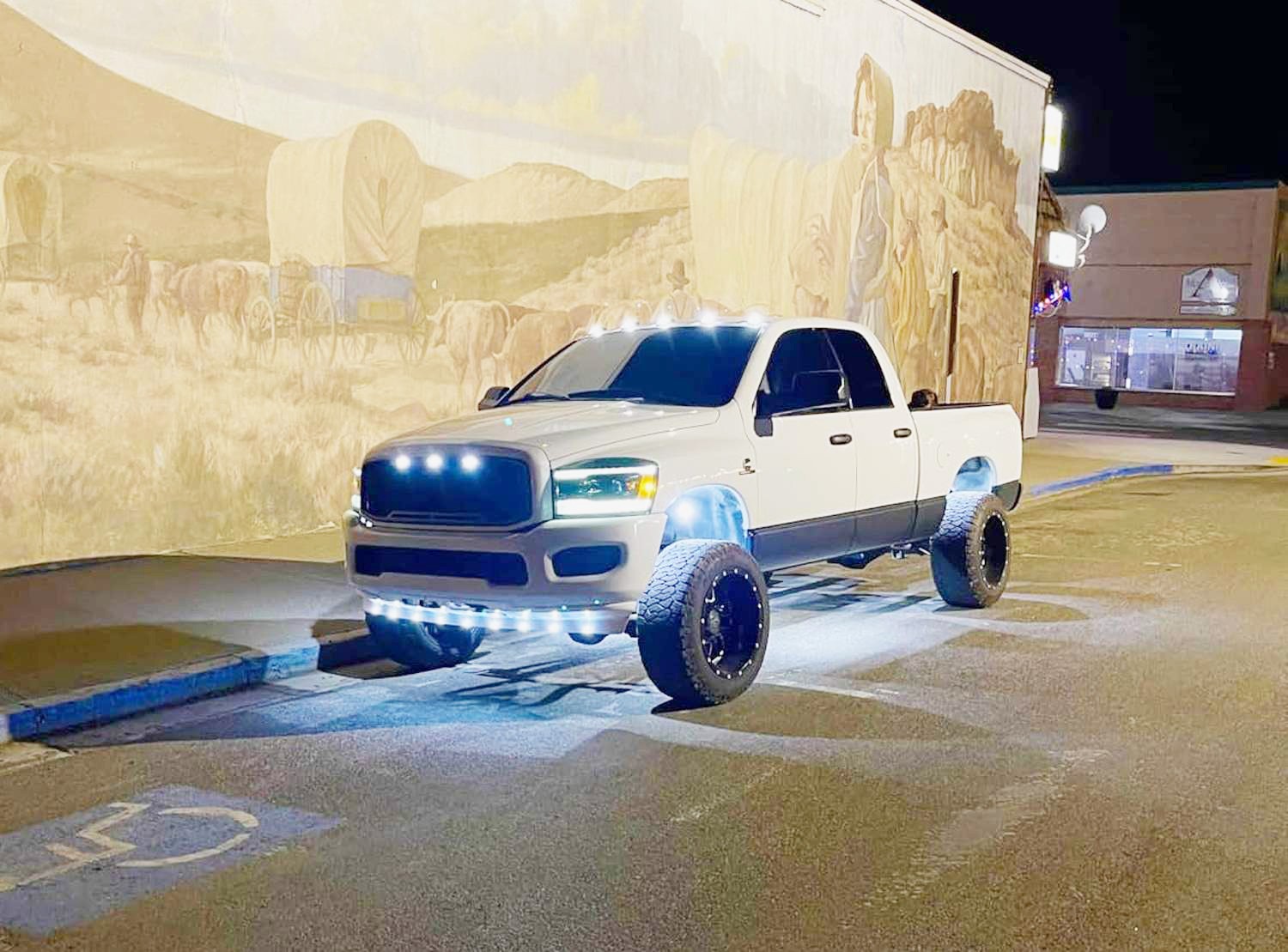 OE-Replace Smoke Lens White Full LED Cab Roof Lights For Dodge 19+ RAM 2500 3500