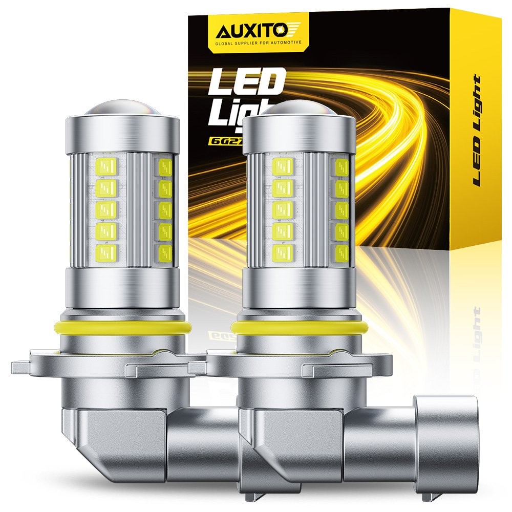 2X AUXITO 9145 9140 H10 LED Headlight Fog Light Bulb 6500K Super White Kit EOOK
