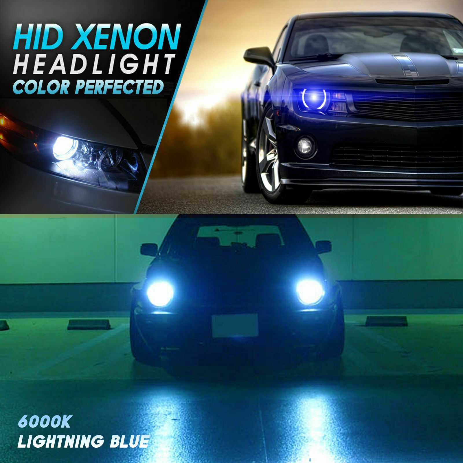 5202 HID Kit Xenon light 55W Waterproof 6000K 5000K 8000K 10000K 30000K 3000K