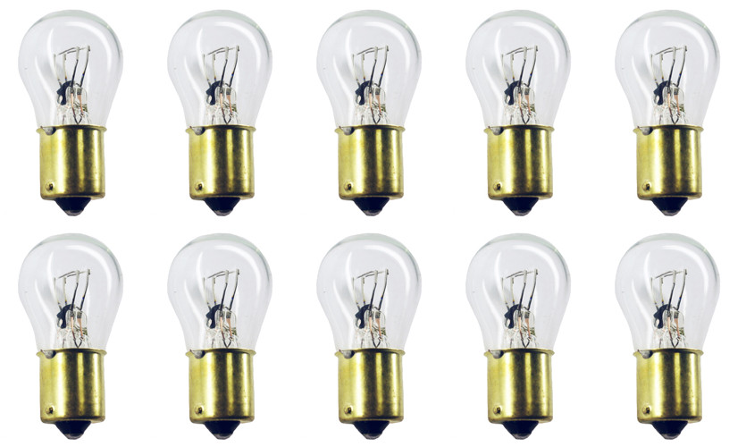 Box of 10 #1683 Auto Lamp Bulb Lightbulbs Automotive 28V 28.5W 1.02A BA15s