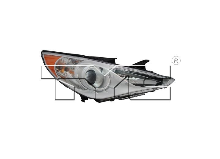 For 2011-2013 Hyundai Sonata GLS Headlight Right/Passenger Side TYC HY2503159