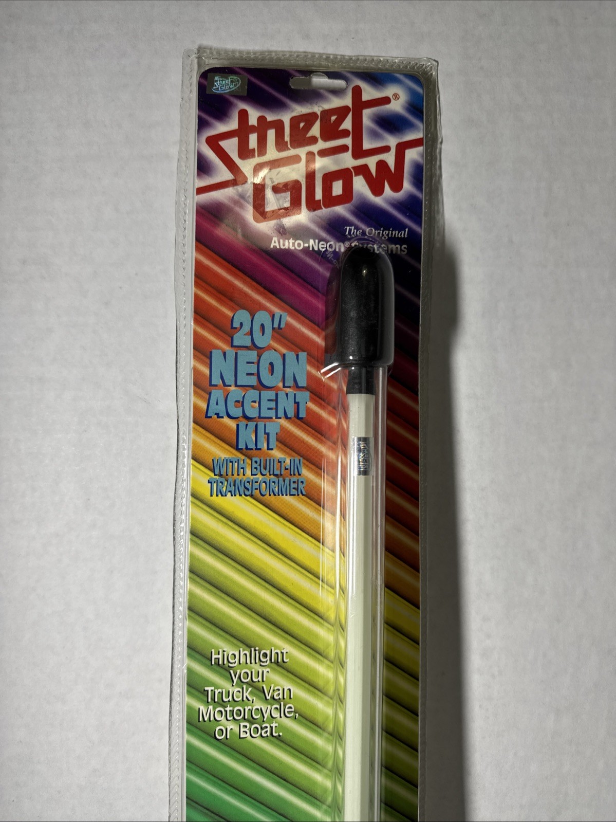 Street Glow 20” Turqoise Neon Accent Kit Tube With Built In Transformer New