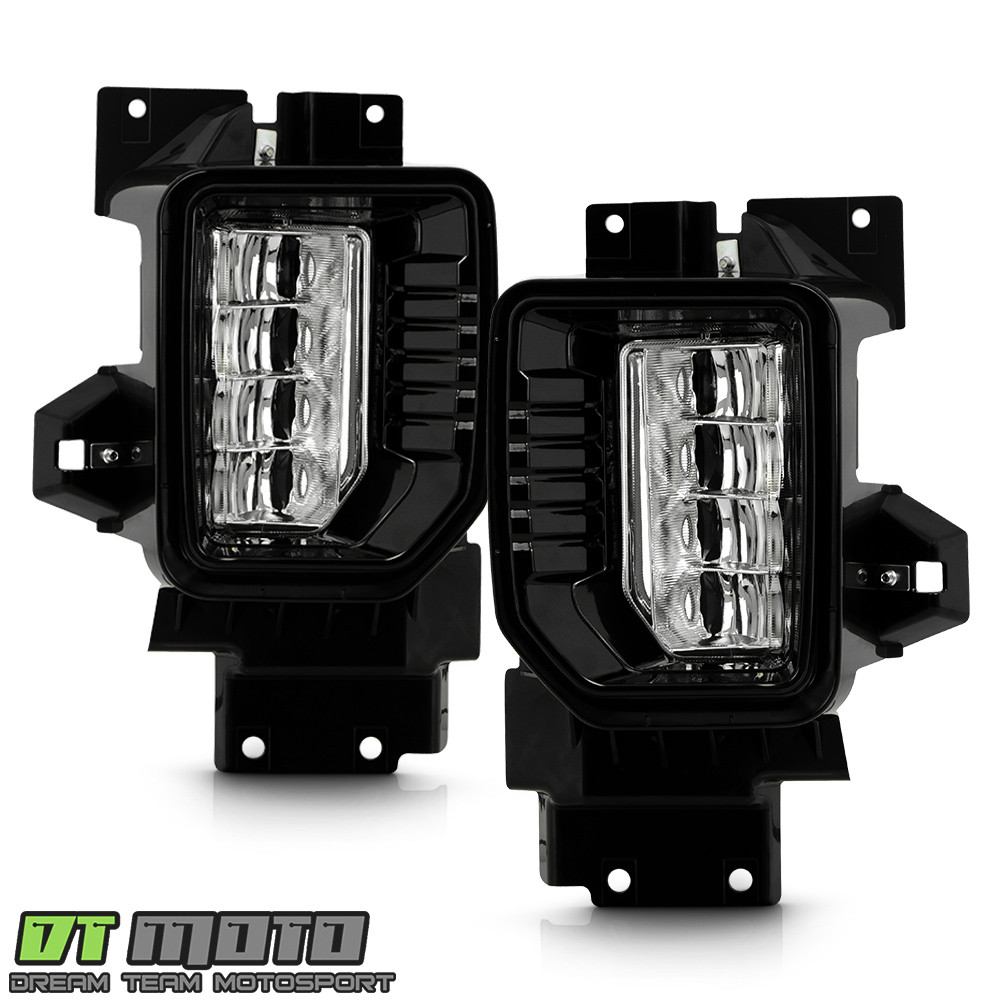 2020-2023 GMC Sierra 2500HD 3500HD LED Bumper Fog Lights Driving Lamps w/ Switch