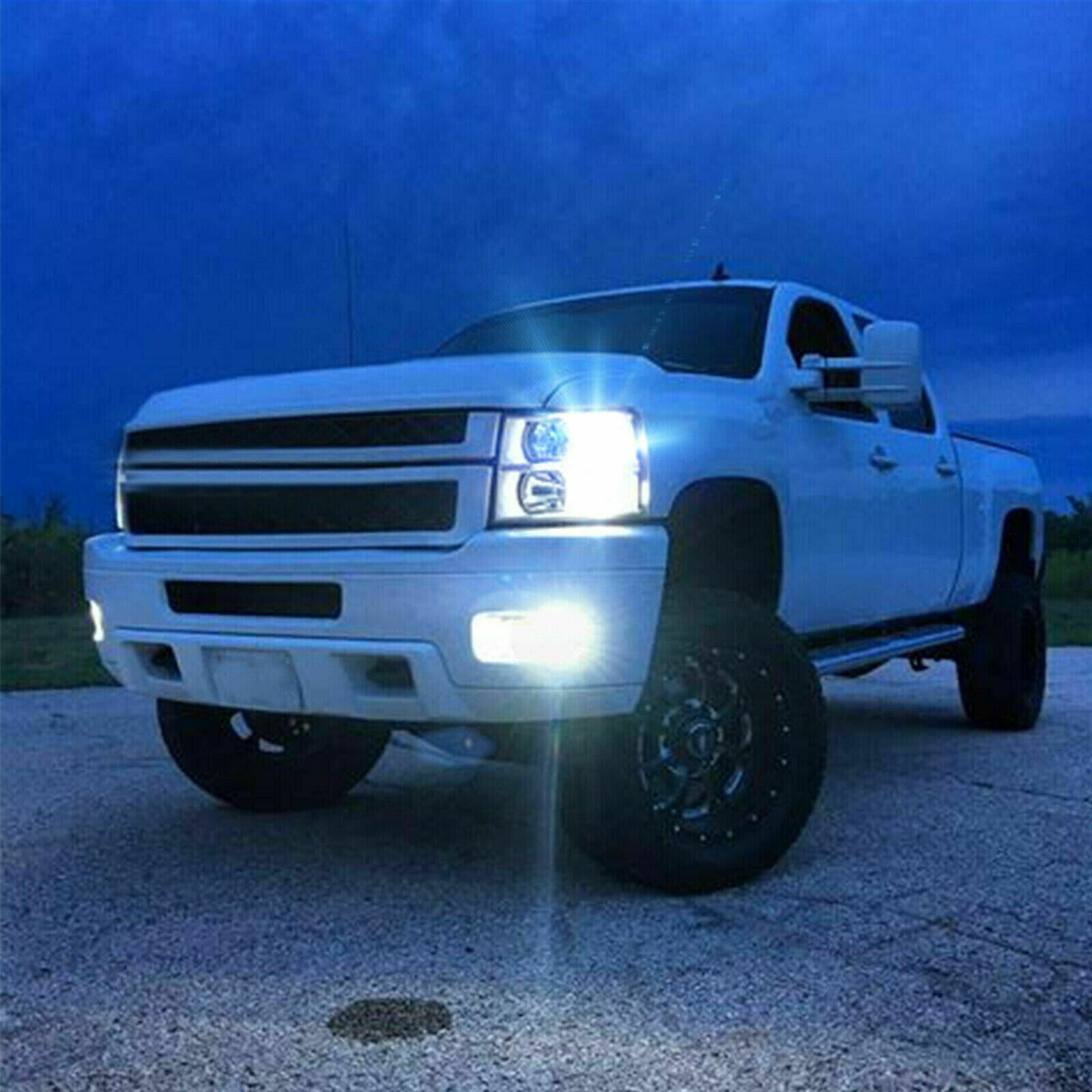 2X H1 LED Headlight Bulbs Conversion Kit High Low Beam 100W 6500K Super White