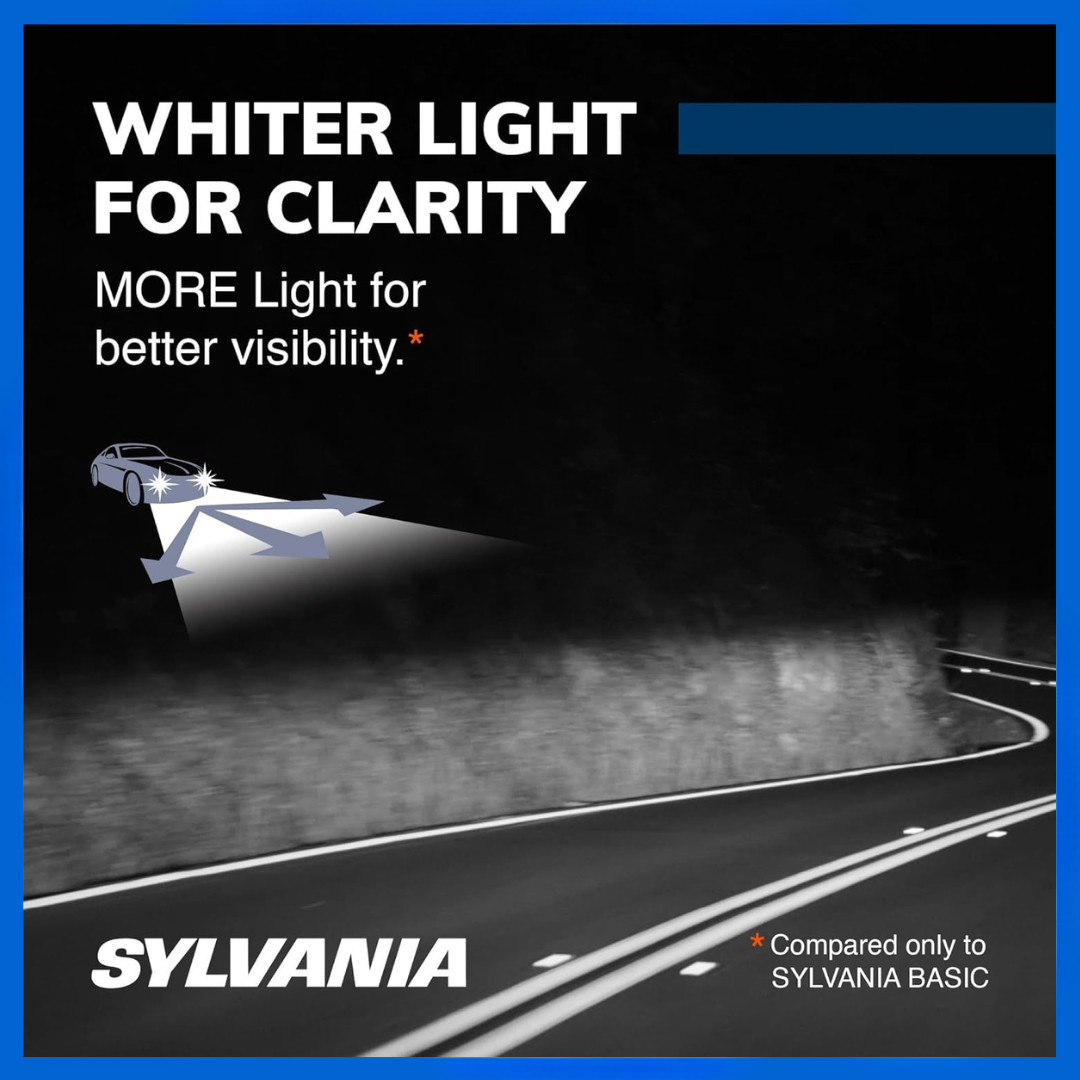 SYLVANIA H11 SilverStar Halogen Headlight Bulbs High/Low Beam Fog 2 Pack
