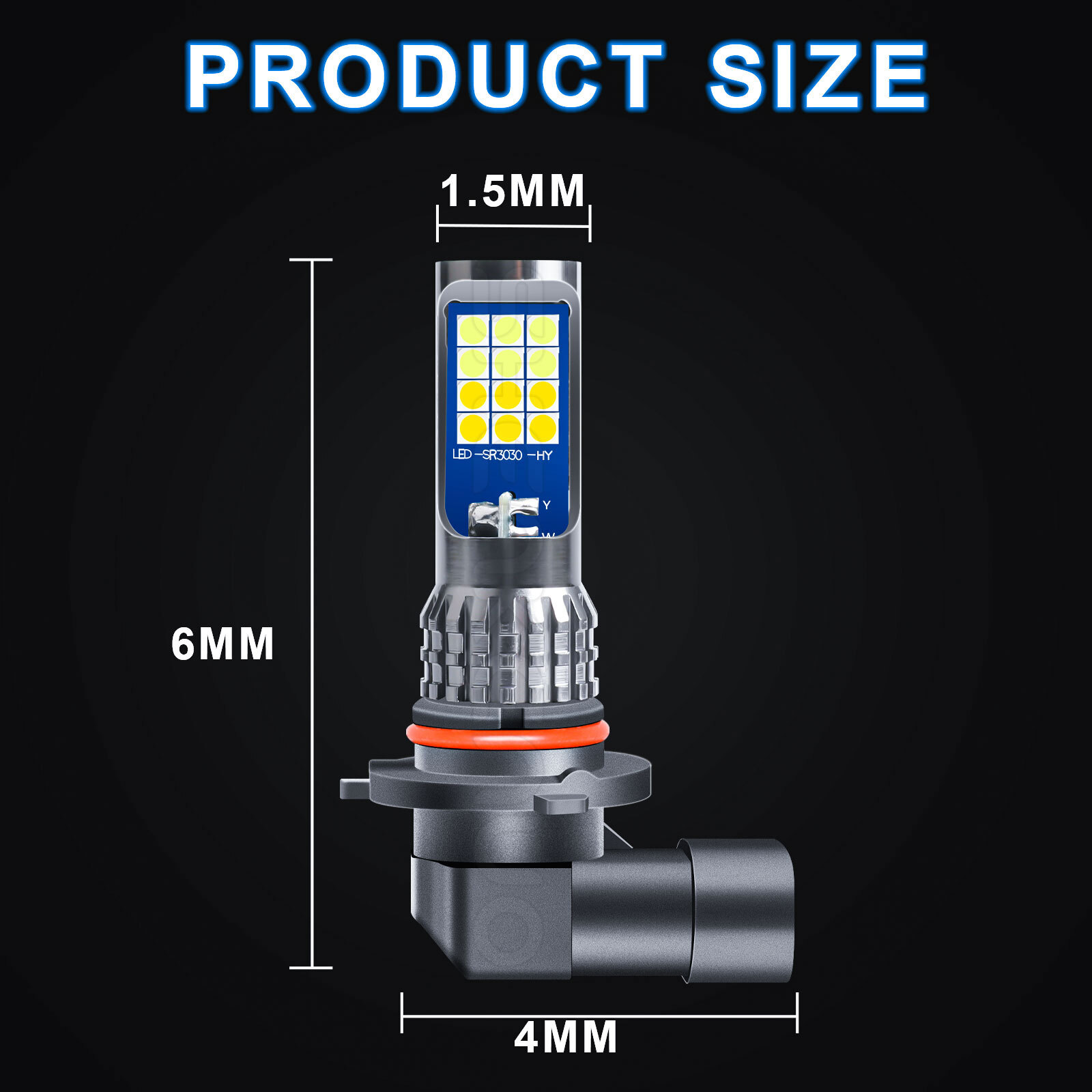 9006 Switchback Dual Color White YELLOW Daytime Running Light Bulb|Fog|Headlight
