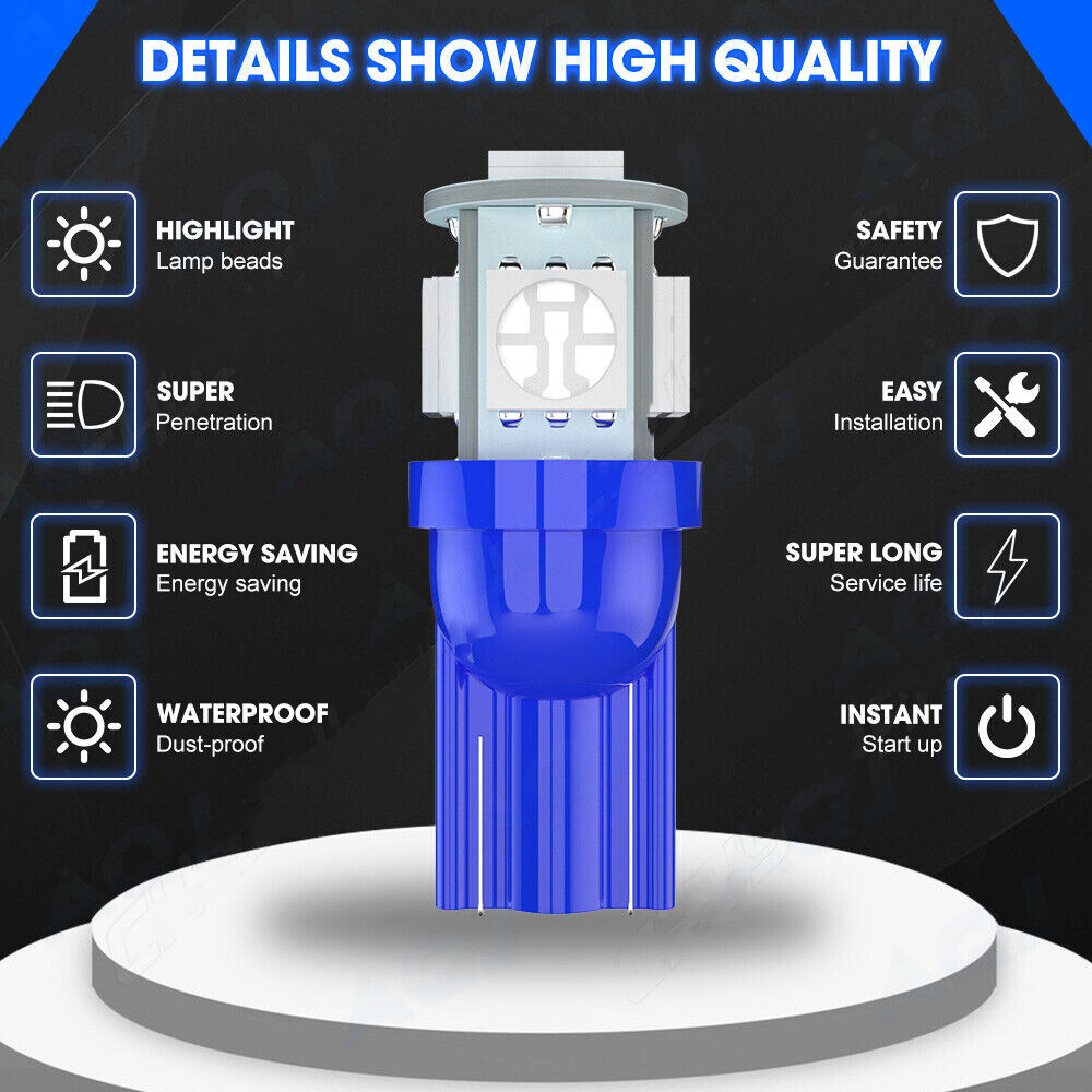 Dash Instrument Cluster Gauge Blue LED LIGHTS KIT Fits 02 Cadillac Escalade EXT
