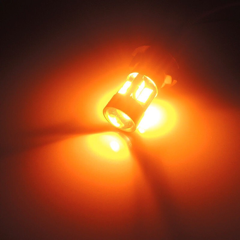 Pair Amber Car Position Parking City Lights T10 168 194 2825 19SMD LED Bulbs