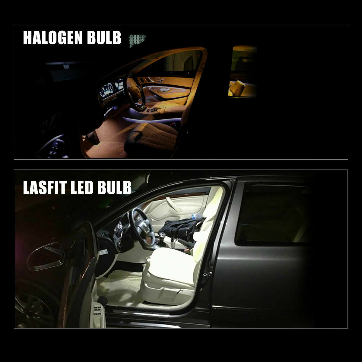 2xWhite 28mm Festoon LED Interior Dome Map License Light Bulb DE3021 DE3022 3528