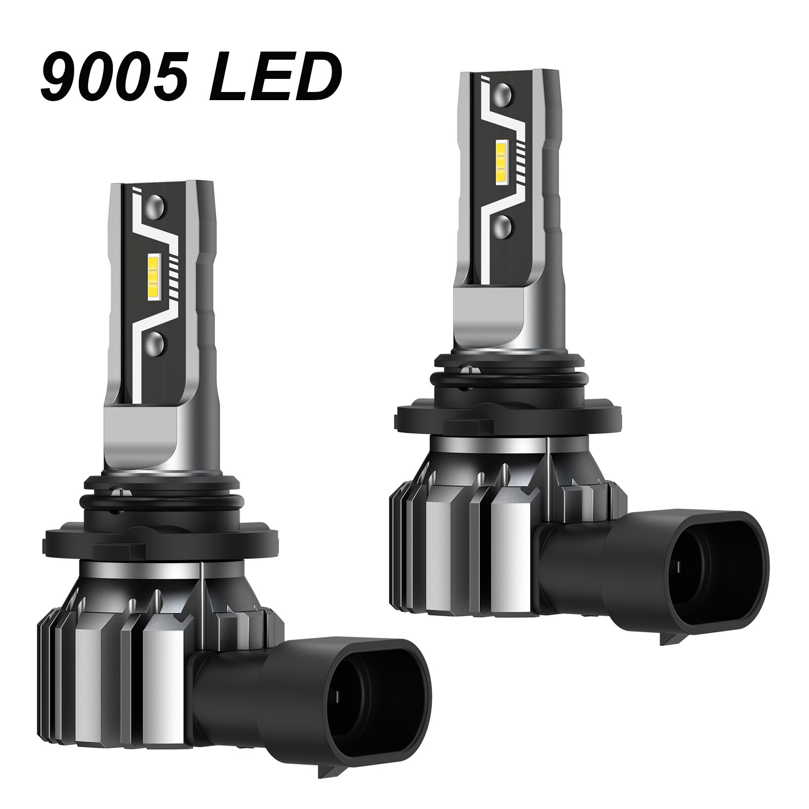 4X NOVSIGHT 9005 H11 LED Headlight Bulbs Combo HB3 H8/H9 6500K 10000LM Hi/Low US