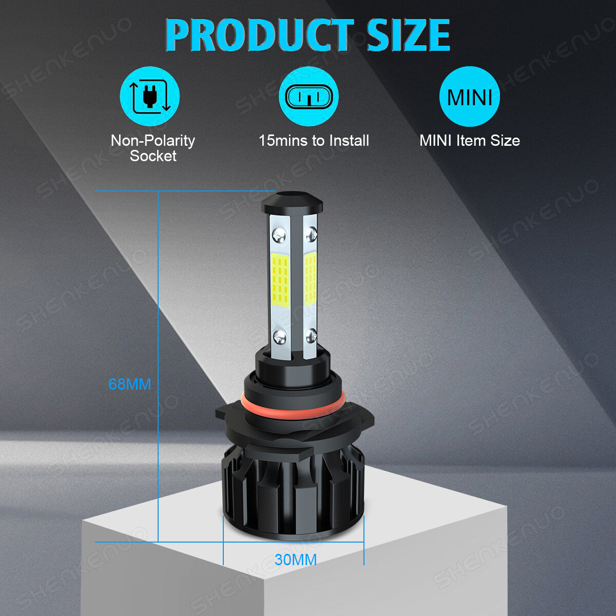 For Lexus GS350 2007-2011 LED HID Headlight High&Low Beam + Fog Light Bulbs