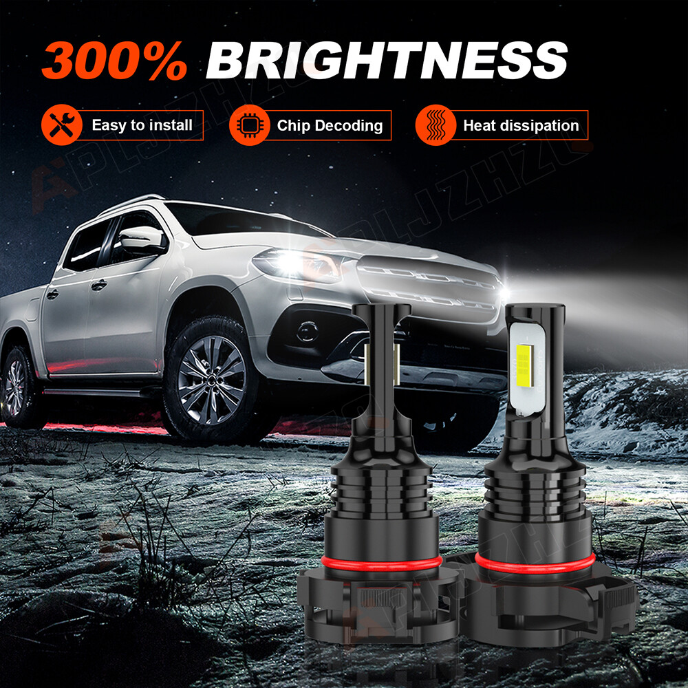 NEW 75W CSP LED Fog Lights For Chevy Tahoe 2007-2015 6000K White Bulbs Lamps