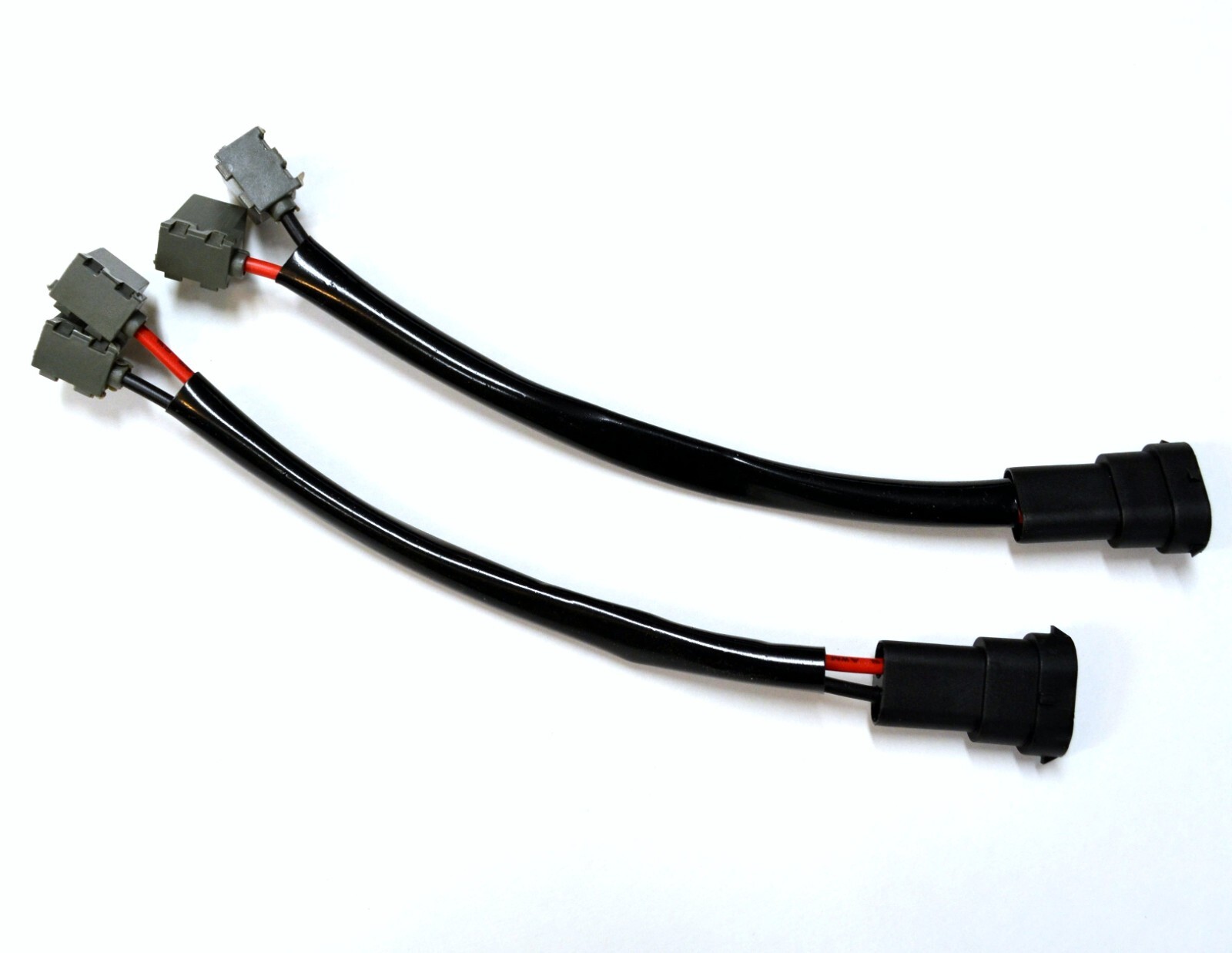 Conversion Wire H11 to H1 Two Harness Head Light High Beam Adapter Socket Plug