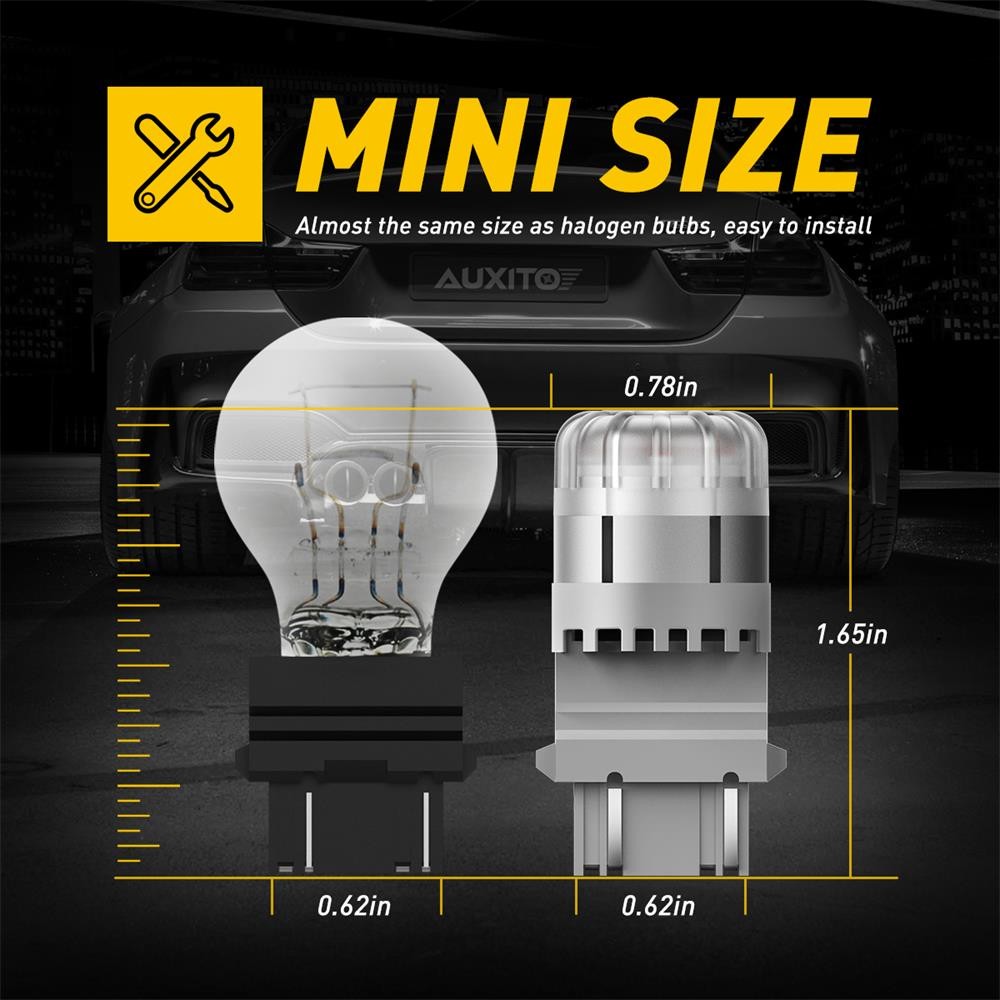 AUXITO 7443 3156 3157 LED Turn Signal Light Bulbs CANBUS Anti Hyper Flash Amber