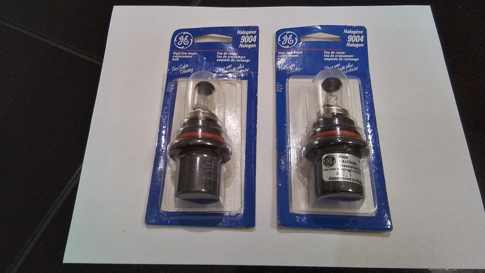 Halogen Car Headlights High Beam Low Beam Replacment Bulbs G E 9004 Truck Parts
