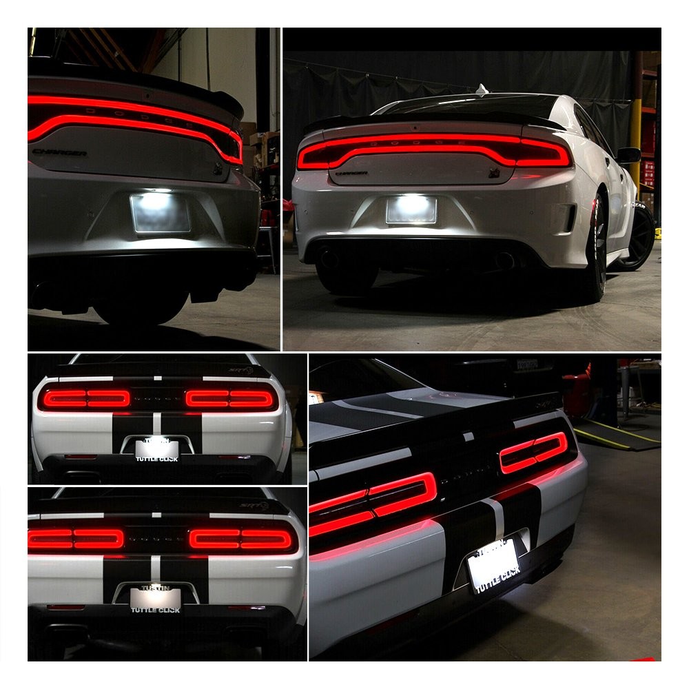 18LED 2015-2020 Plate Light License For 300 Dodge Bright Charger Challenger