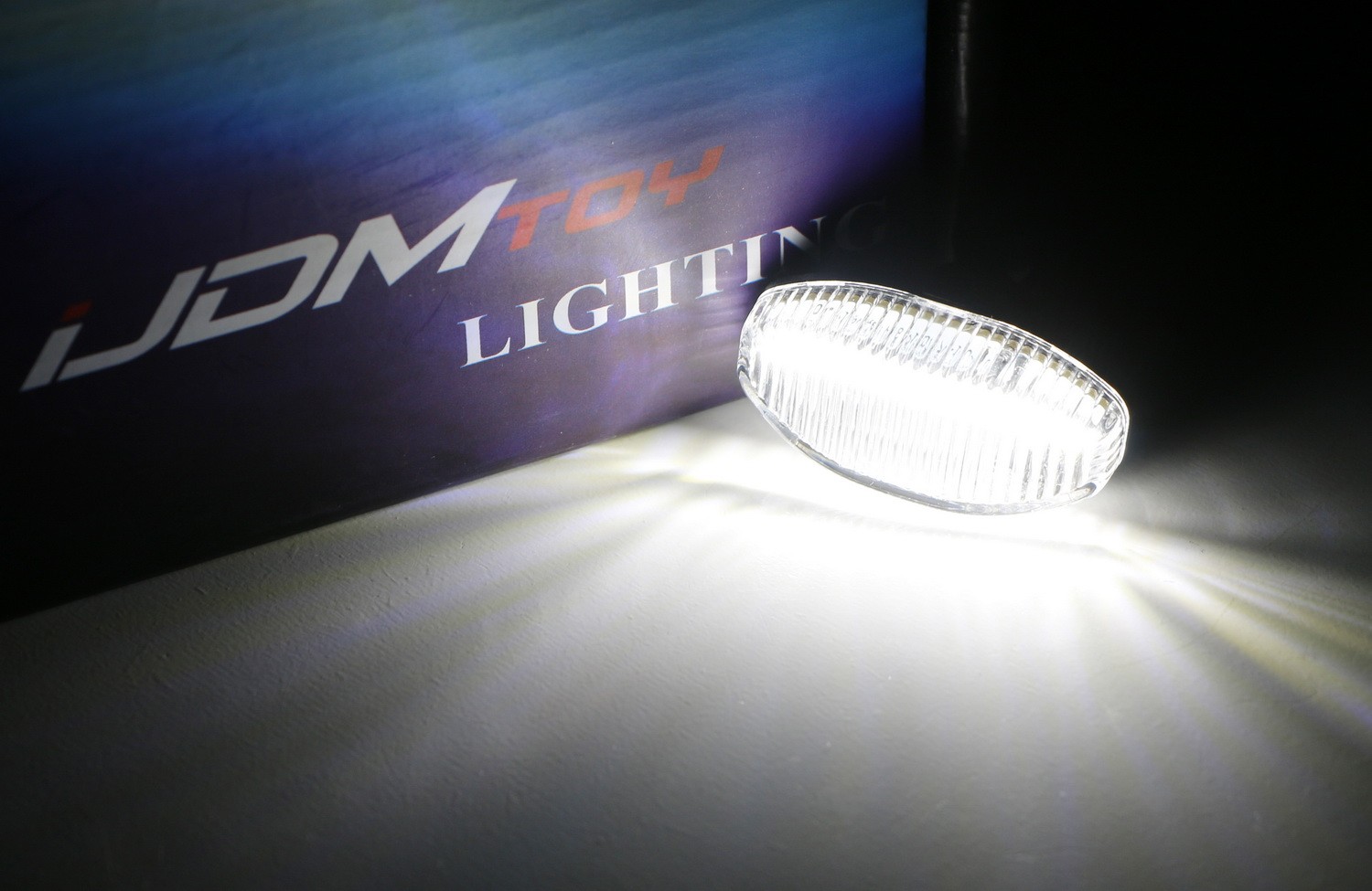 3pcs Clear 12-SMD Xenon White LED Front Grille Running Lights For Ford Raptor