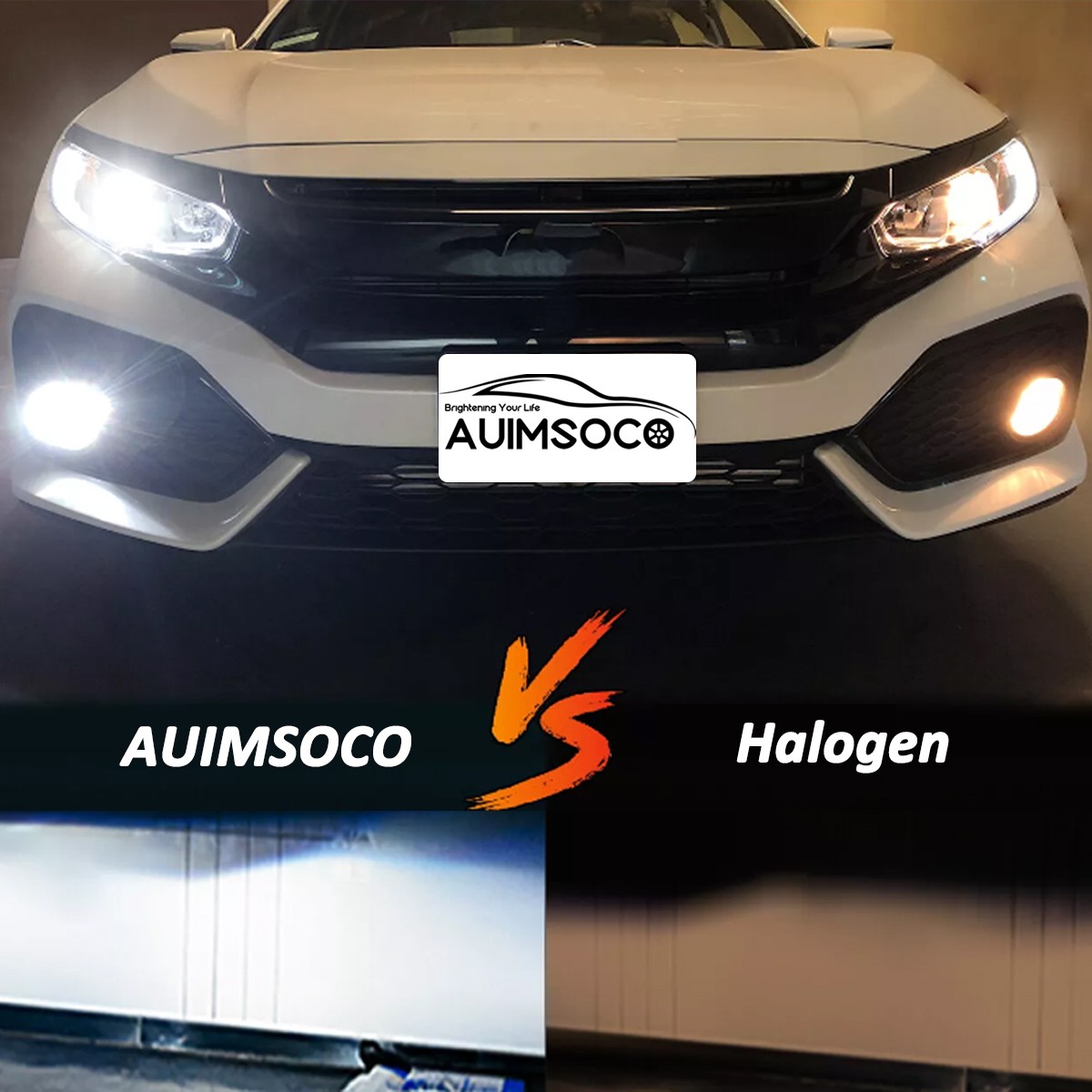 H11 LED Headlight KIT Super Bright Bulbs White 720000LM High/Low Beam Lamp A+