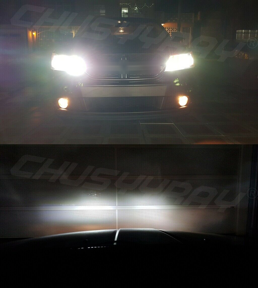 FIT Dodge Durango 2014-2015 9012+H11 Headlight + Fog Light Combo 4x Bulbs 160W