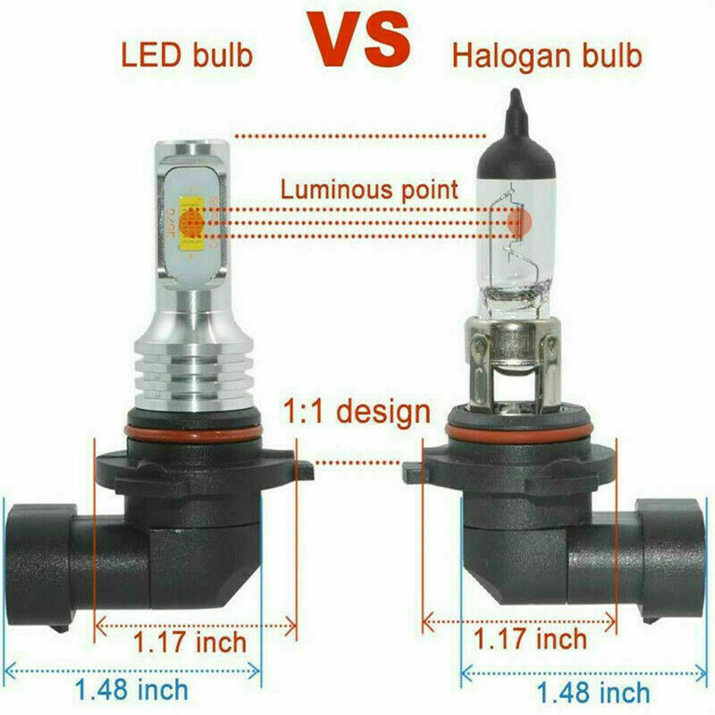 For GMC Terrain 2010-2015 – 6x Combo LED Headlight Hi/Lo Beam + Fog Light Bulbs