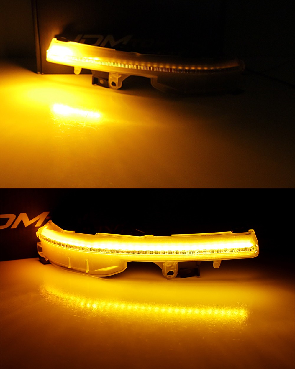 Smoke Lens LED Sequential Blink Side Mirror Lights For Lexus IS ES LS RC LC UX