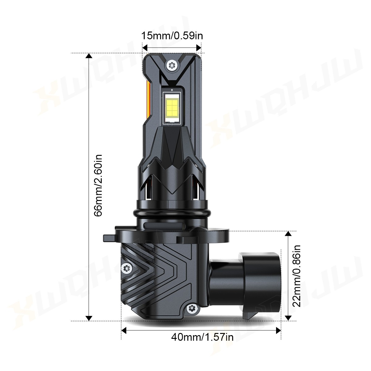HB4/ 9006 LED Headlight Bulbs Kit for Honda Civic 2004-13 High Low Beam