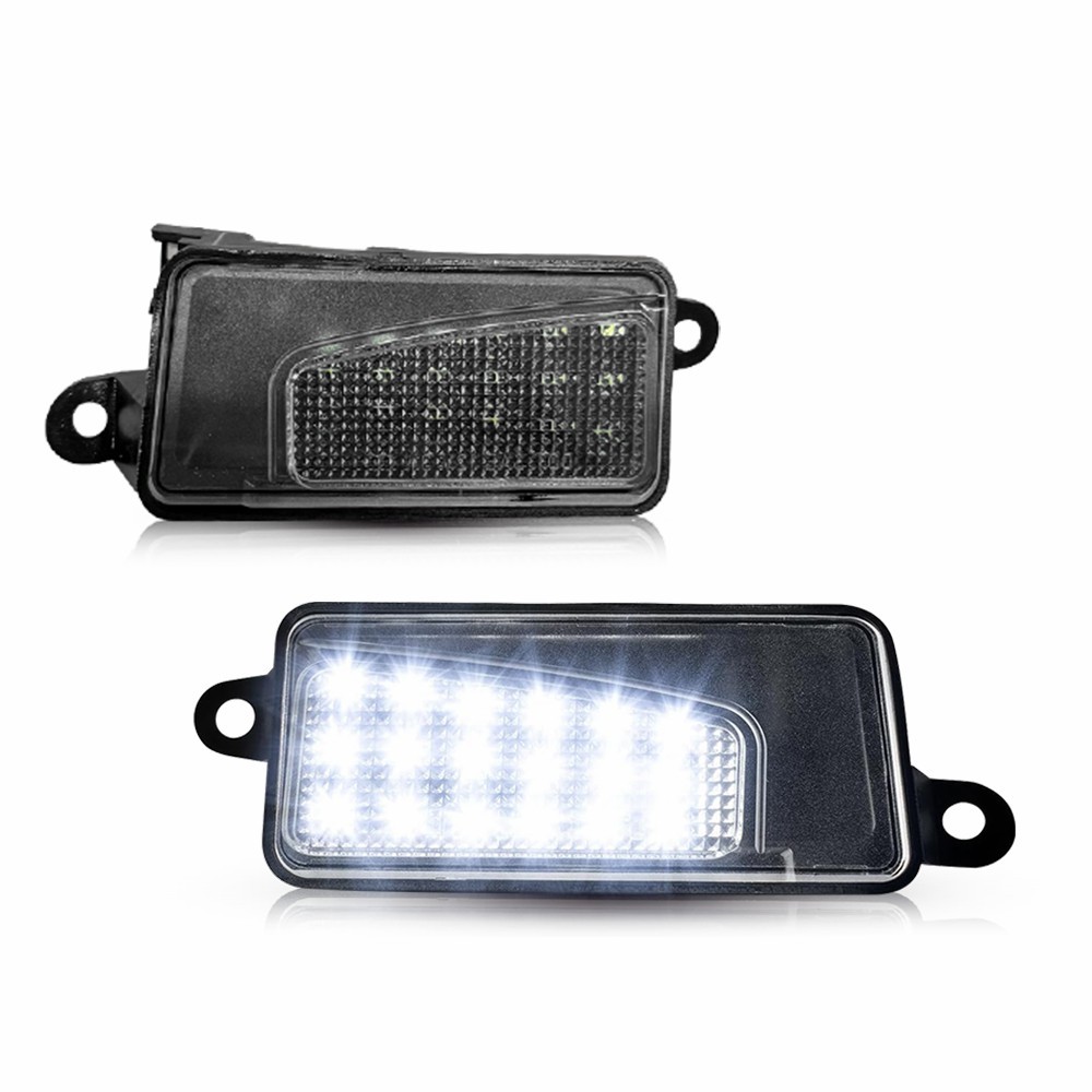 Front Left Right White LED Clear For 2019-2023 Dodge Ram 1500 Under Mirror Light