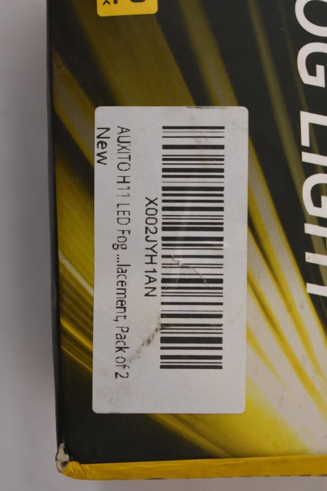 Auxito LED Fog Light Bulb Cool White 40W 9-30V CSP Chip Aviation Aluminum 2 Pack