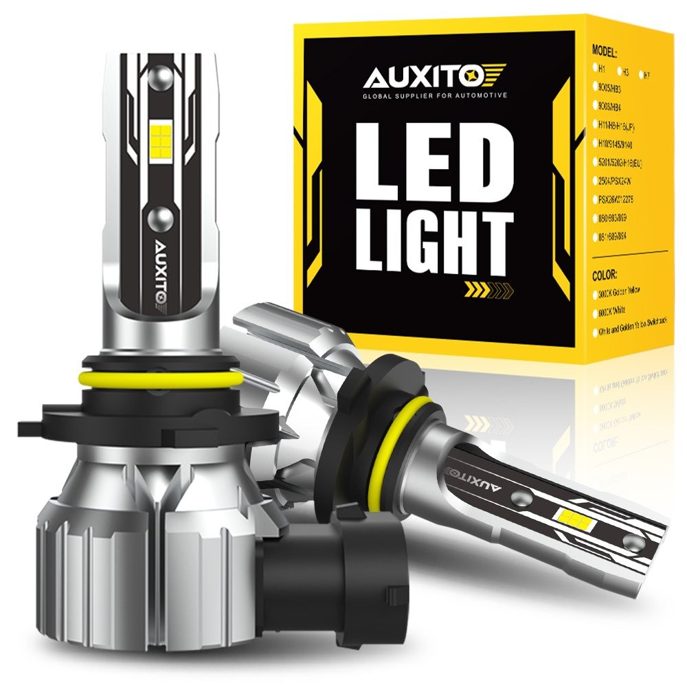 AUXITO E2 PLUS 9006 LED Headlight Bulbs Conversion Kit Low Beam Lamps Cool White