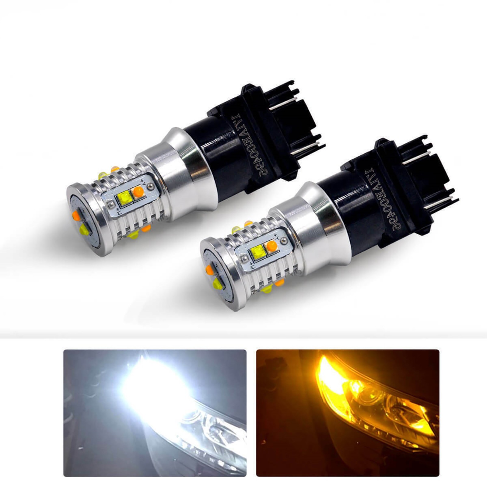 1000LM Lumens LED Turn Signal Light Switchback for Chevy Silverado 1500 99-13 z