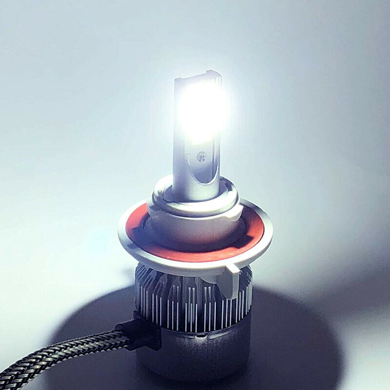 H13 9008 LED Headlight Bulbs Kit 120W 56000LM Hi/Lo Beam Super Bright White