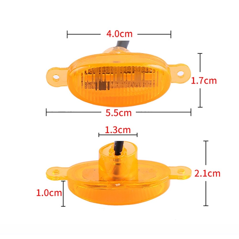 5X LED Front Grille Lights Raptor Style Amber Lamp for Dodge Ram 1500 2500 3500