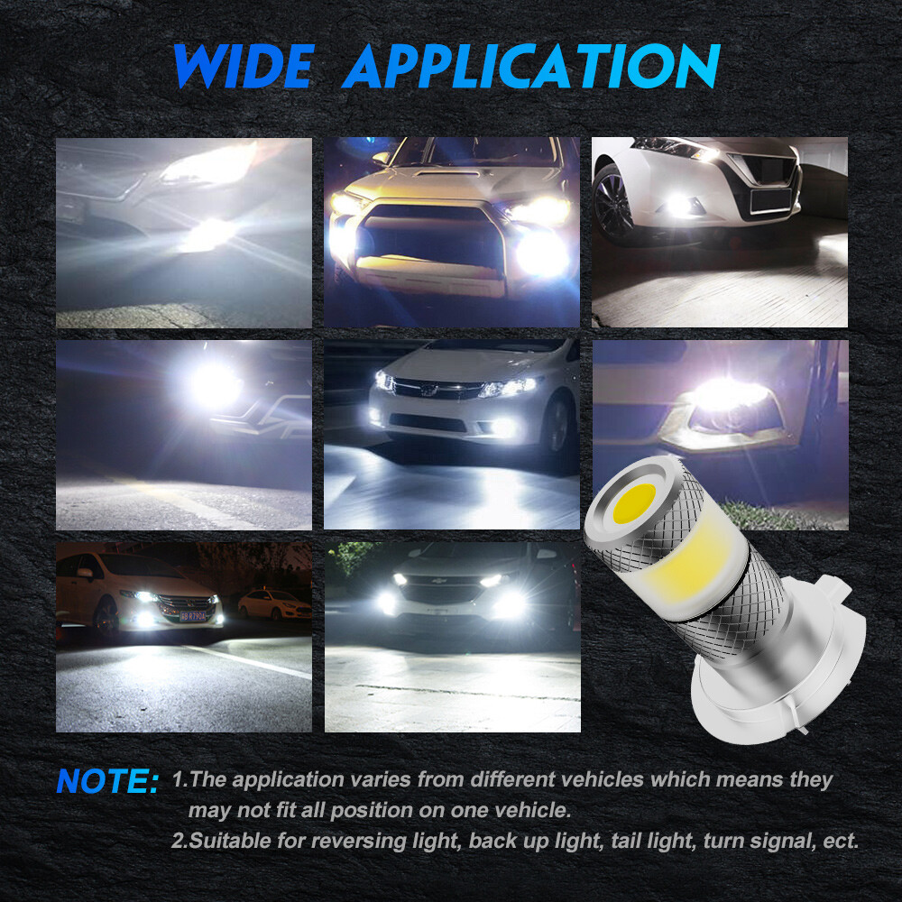 NOVSIGHT H7 LED Fog Lights Yellow/Red/White 6500K Plug&Play IP68 Waterproof US