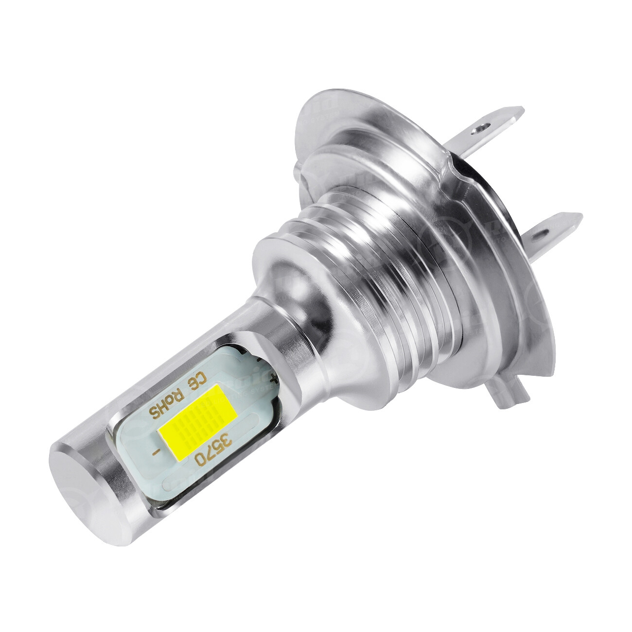 4PCS Mini H7 + H7 Combo LED Headlight Bulbs High Low Beam 200W 16000LM 6000K Kit