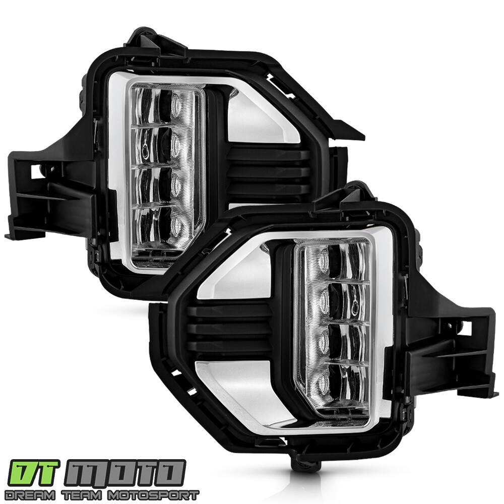 For 2021-2022 GMC Canyon LED Bumper Fog Lights Driving Limps w/Switch Left+Right