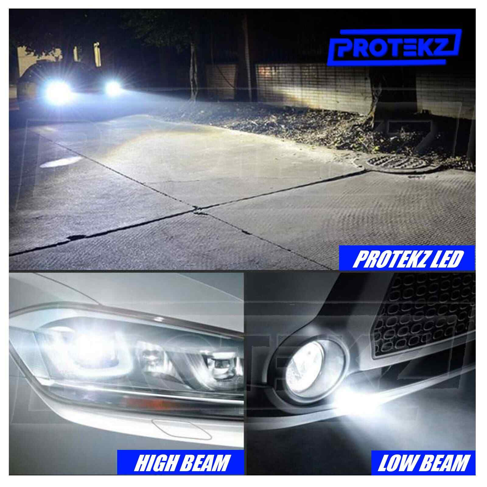 9012 H1R LED Headlight Kit 5Years Warranty Cooling Fan Hi Lo 800W 120000LM 6500K