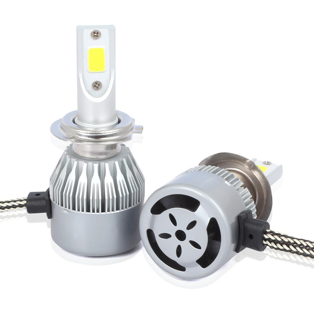 2x H7 LED Headlight Bulbs Kit Hi/Lo Beam 280W 720000LM Super Bright 6000K White