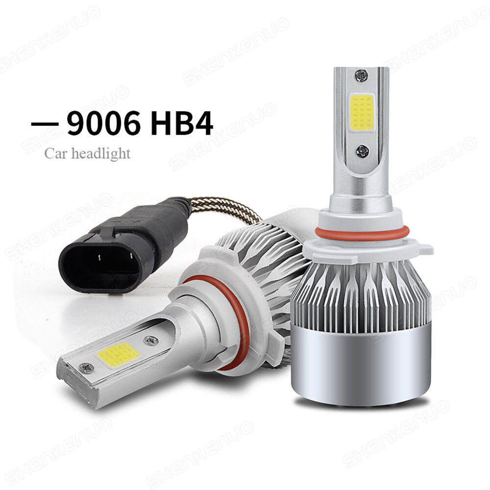 Combo 9005 9006 Ice Blue 8000K 60000LM LED Headlight Kit Bulb High Low Beam QQ47