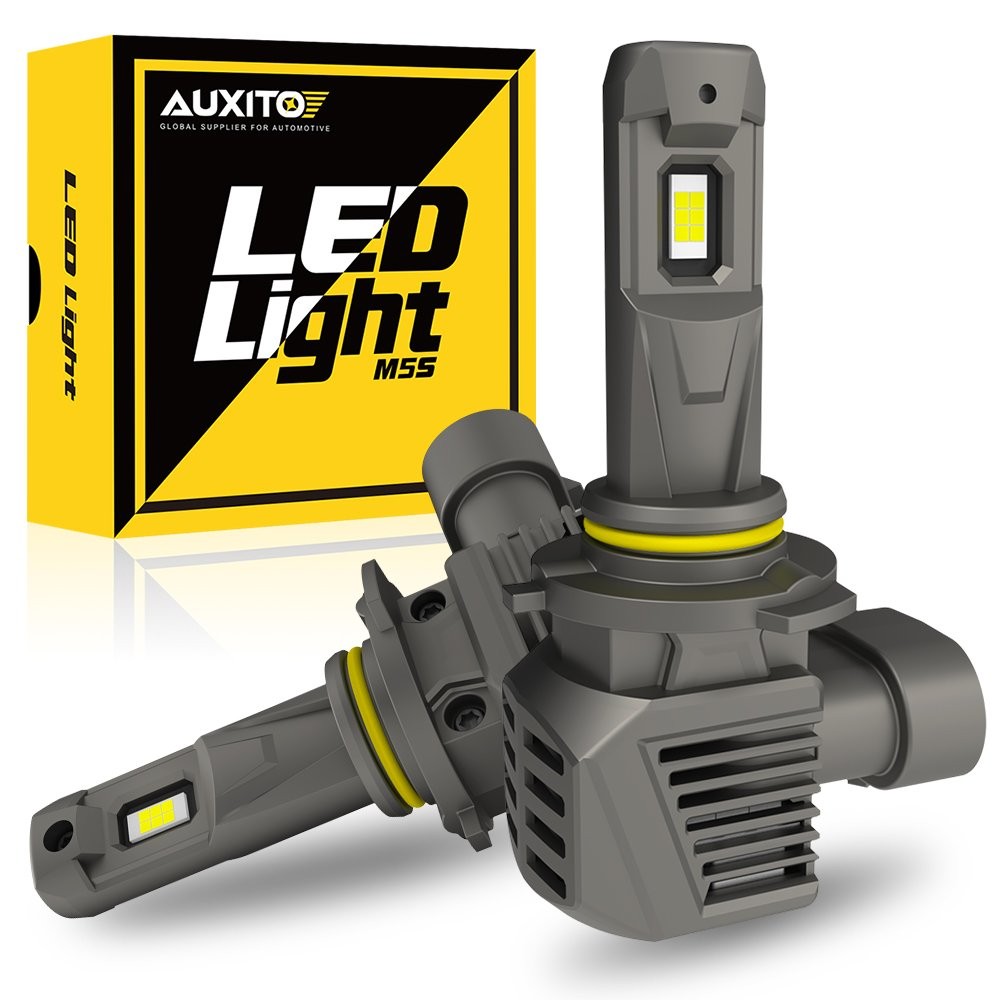 2PCS AUXITO 9006 Headlight LED Bulb Conversion Kit White Hi Lo Beam Replacement