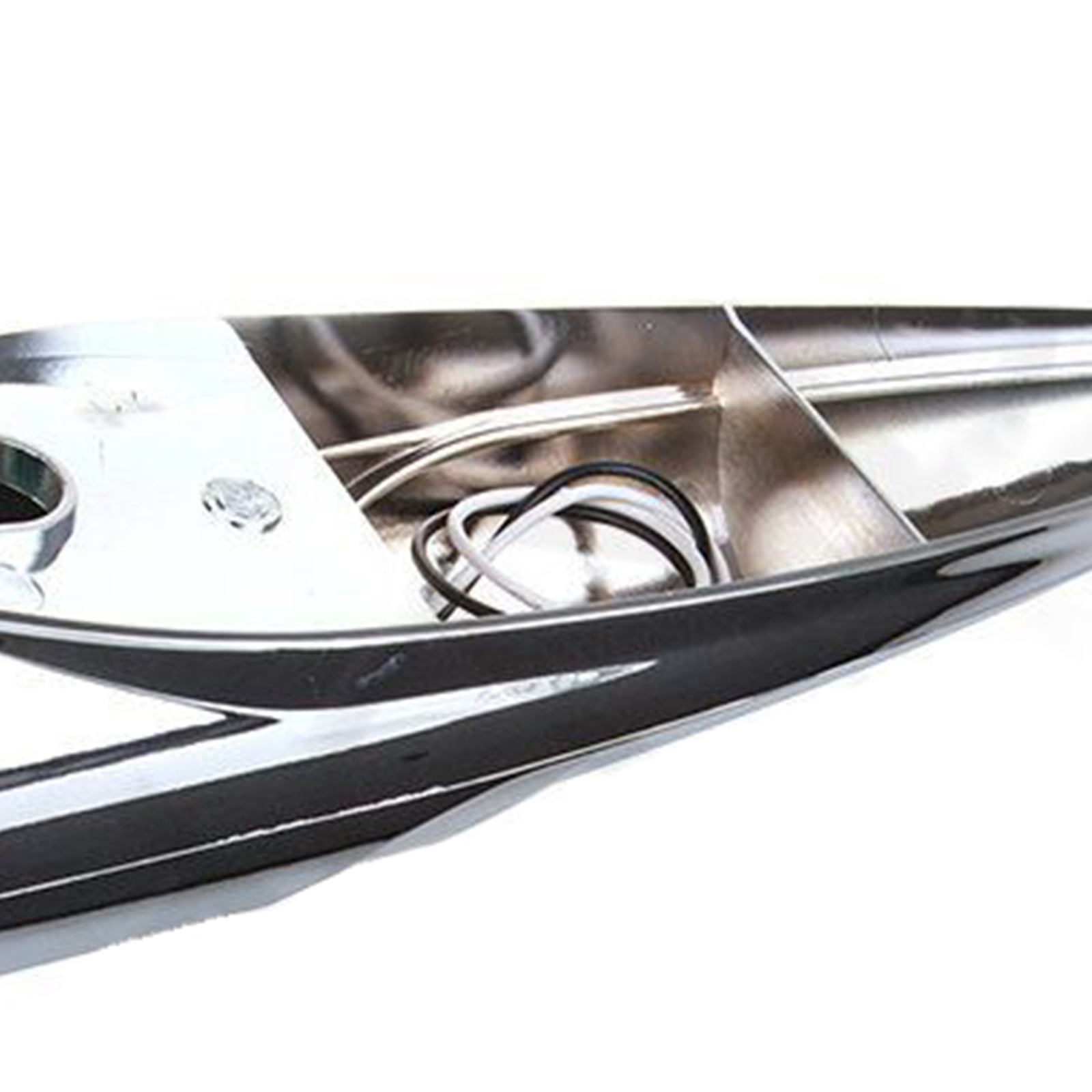 5x 17LED Chrome Torpedo Clear/Amber Cab Marker Roof Light For Peterbilt Kenworth