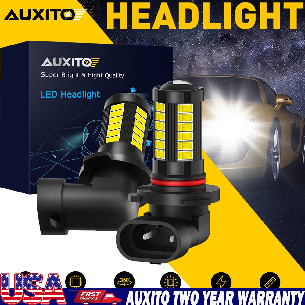 AUXITO 9006 LED HB4 Headlight Kit Bulbs Light Head Replace Lamp Globes White 2x