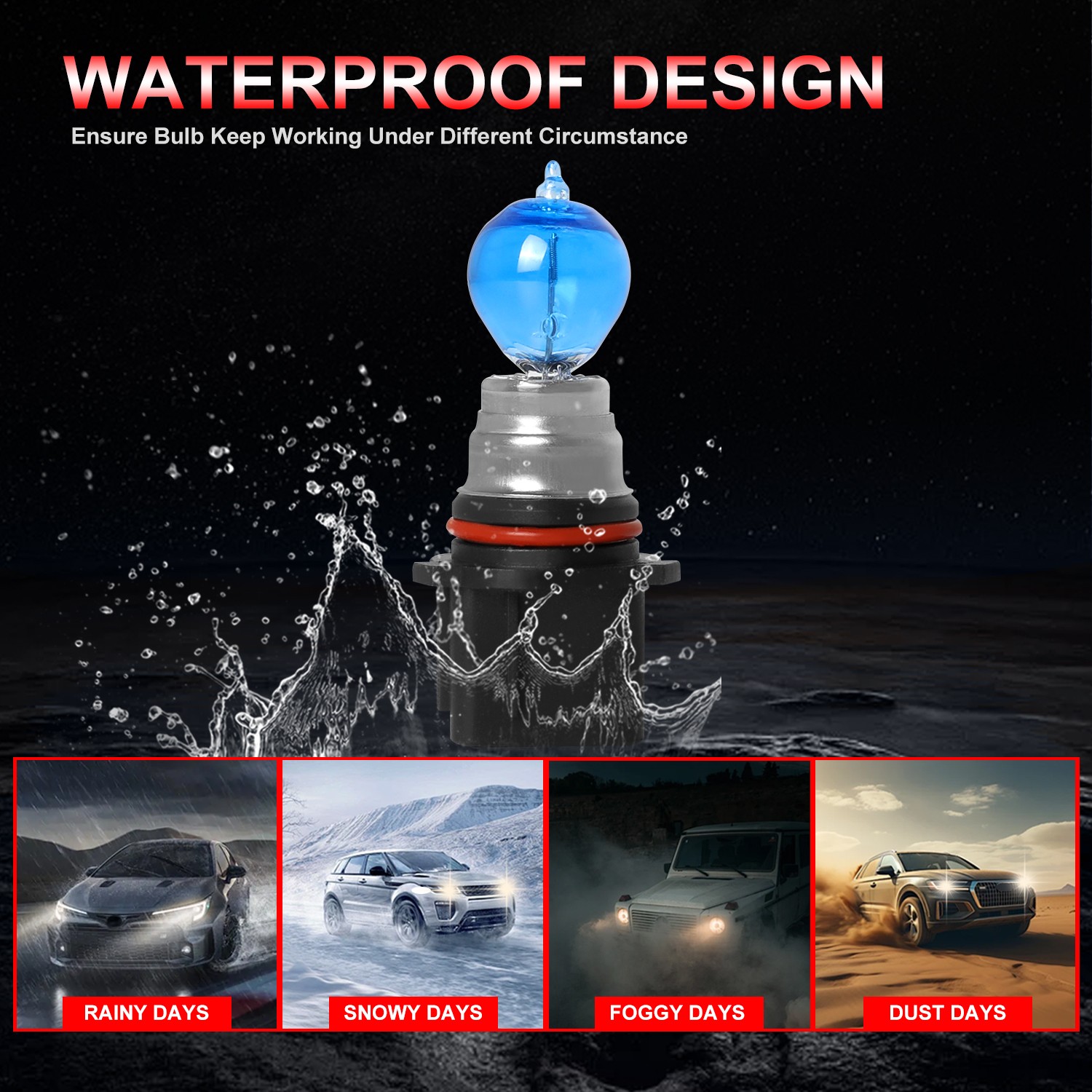2Pcs 12278 PSX26W Halogen Fog Light Bulbs 4200K FOR Chevy Suburban 2015-2017